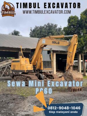Sewa Mini Excavator Pc60 Jasa Rental Beko terdekat