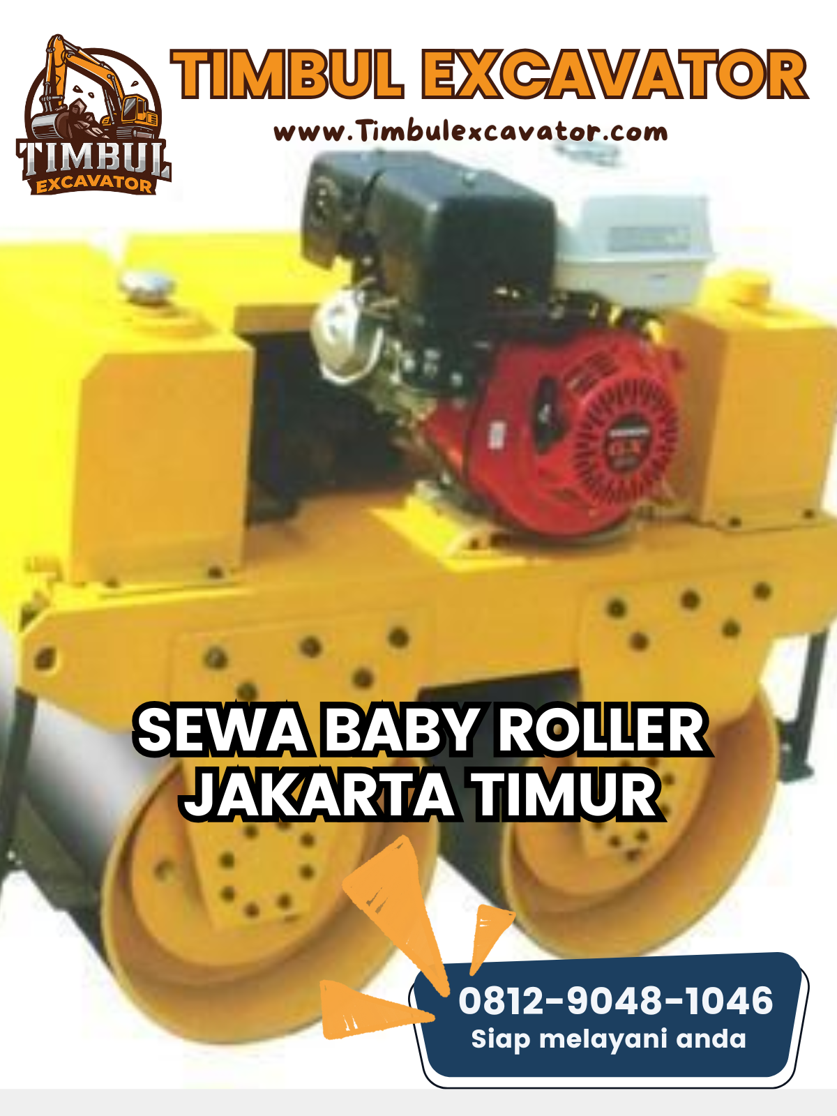 Sewa Baby Roller Jakarta Timur - Timbul Excavator