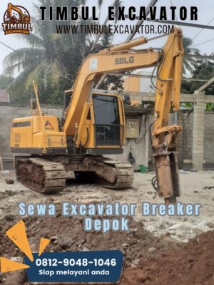 Sewa Excavator Breaker Depok