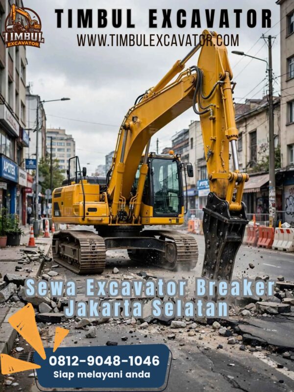 Sewa Excavator Breaker Jakarta Selatan Sewa Excavator Breaker Jakarta Selatan