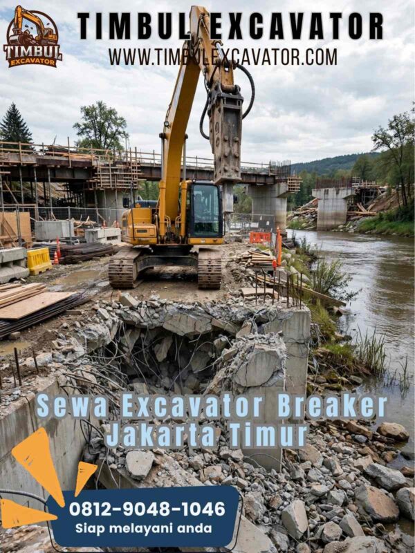 Sewa Excavator Breaker Jakarta Timur
