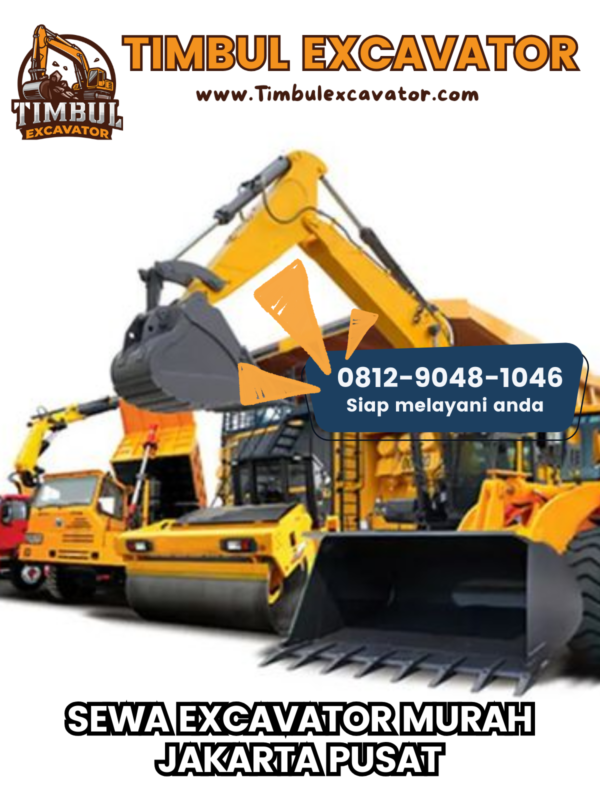 Sewa Excavator Murah Jakarta Pusat