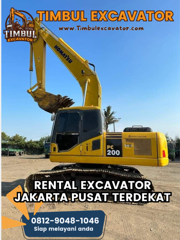 Rental Excavator Jakarta Pusat Terdekat