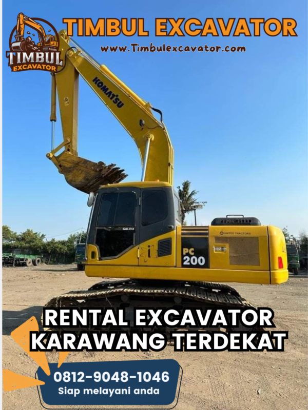 Rental Excavator Karawang Terdekat