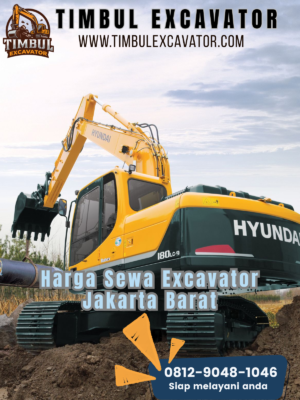 Harga Sewa Excavator Jakarta Barat