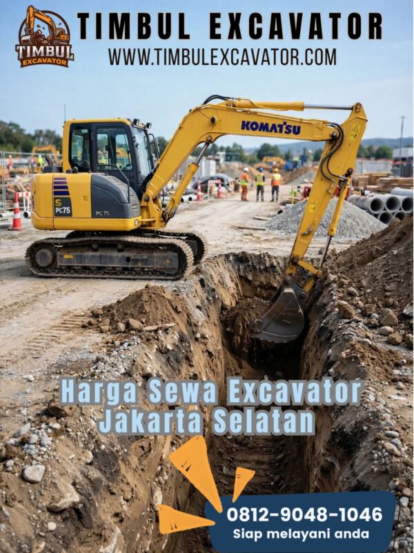 Harga Sewa Excavator Jakarta Selatan