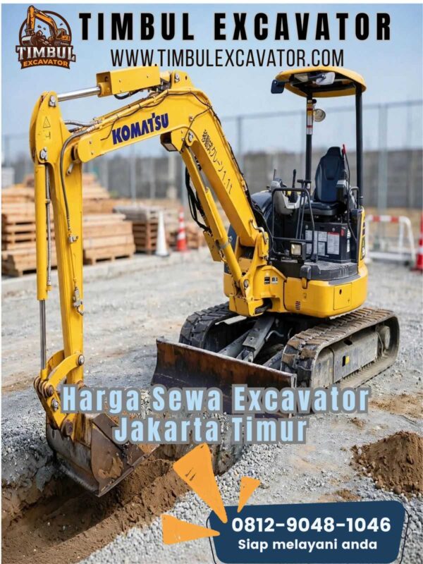 Harga Sewa Excavator Jakarta Timur