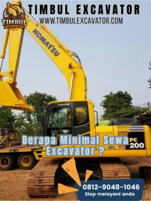 Berapa Minimal Sewa Excavator ?